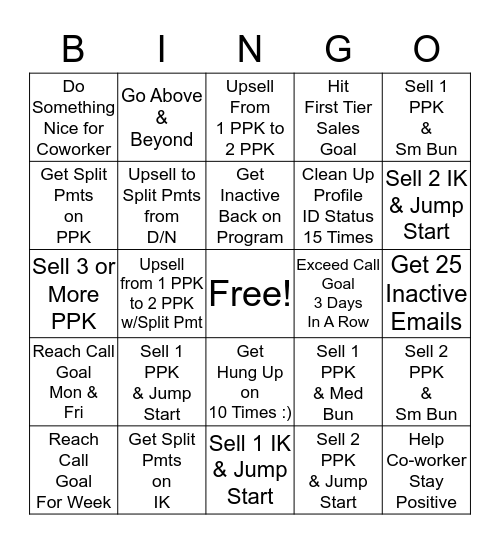 SWL Bingo! Bingo Card