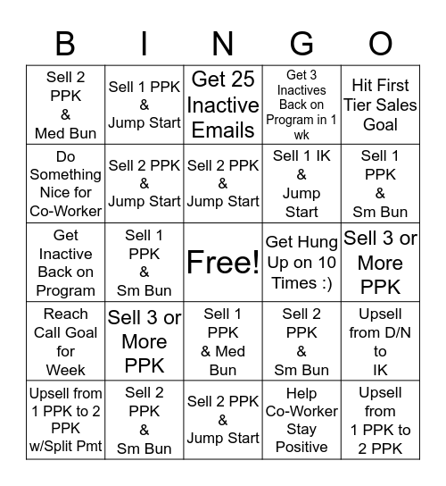 SWL Bingo! Bingo Card