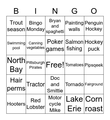 About       Dot Bingo Card