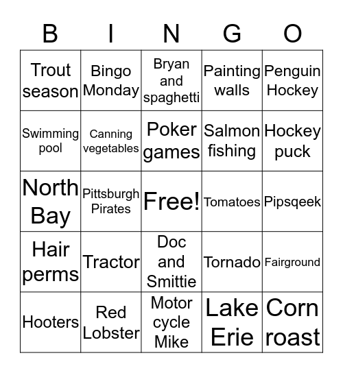 About       Dot Bingo Card