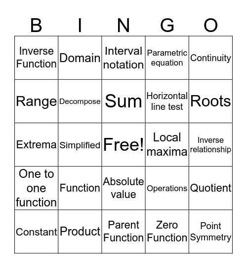 1.6-1.7 Bingo! Bingo Card