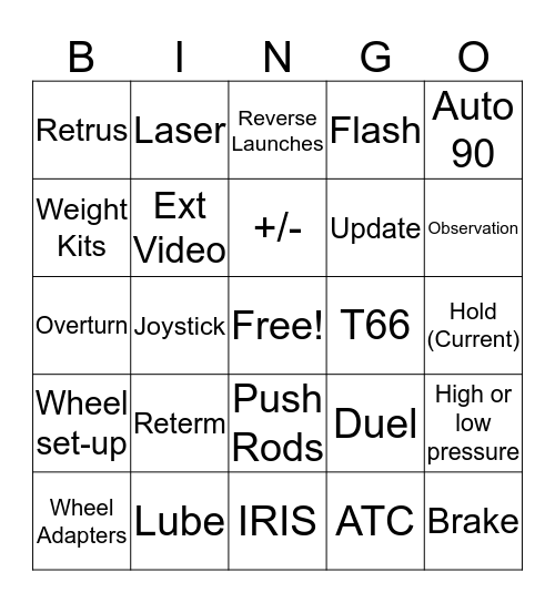 SeptemberFest BINGO Card