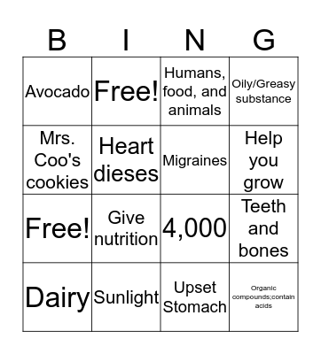 Emma and Ashley's BINGO! Bingo Card
