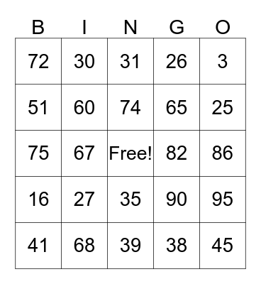 Spanish Loteria Bingo Card