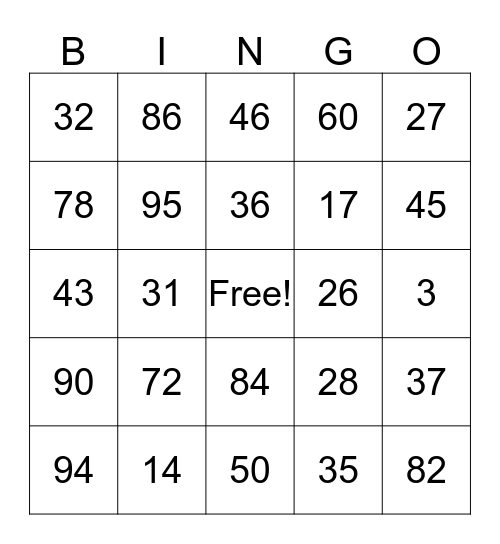 Spanish Loteria Bingo Card