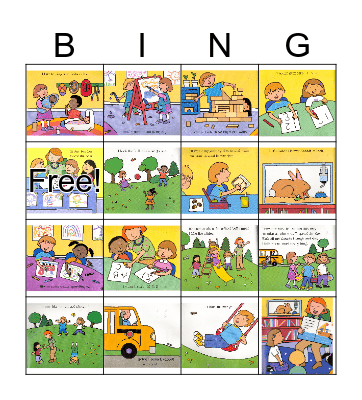 SCHOOL BINGO Card