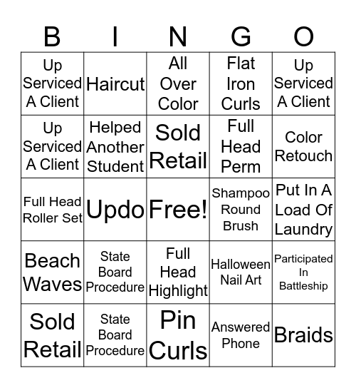 Clinic Floor Bingo 9/14 Bingo Card