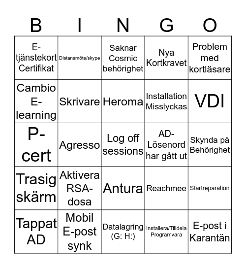 33000 Bingo 2.0 Bingo Card