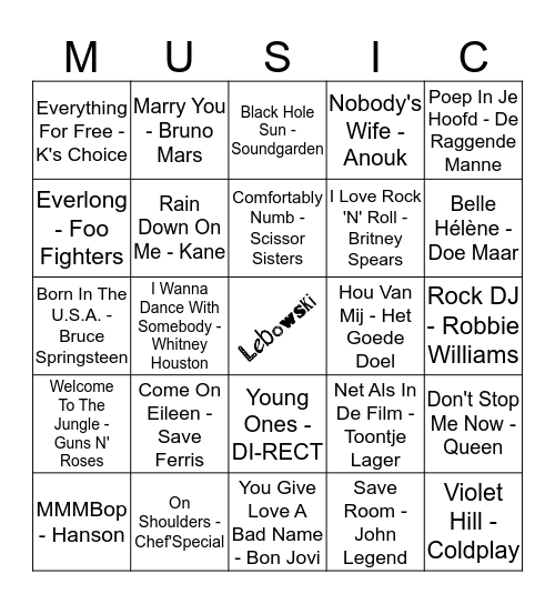 LOUPK #4 Bingo Card