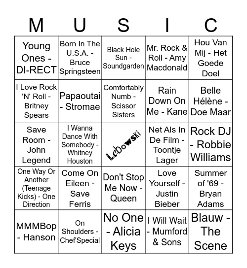 LOUPK #12 Bingo Card