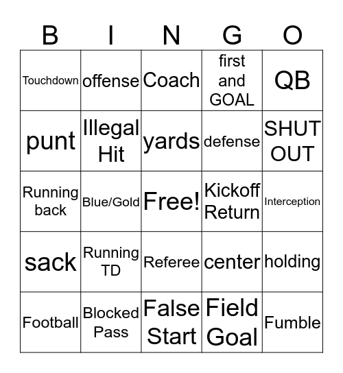 Marco's Birthday Bingo Card