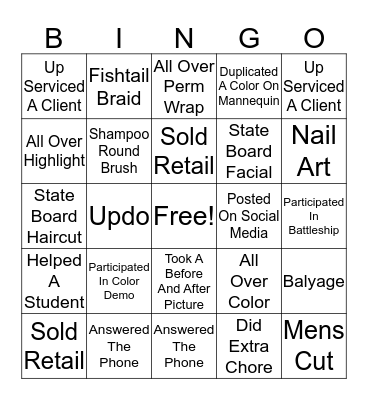 Clinic Floor Bingo 9/15 Bingo Card