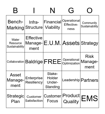 VAT WORKSHOP 2017 Bingo Card
