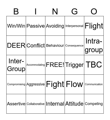 Managing People Bingo Card