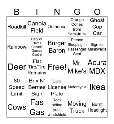 QE2 BINGO Card