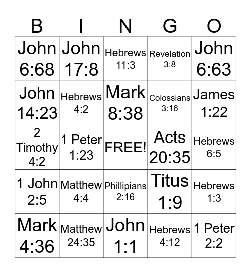 EBC FALL PICNIC 2017 BIBLE BINGO Card