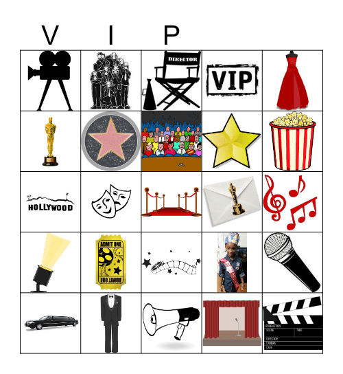 RED CARPET BINGO Card