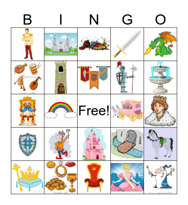 Isla's 4th Birthday Bingo Card