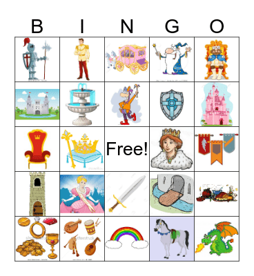 Isla's 4th Birthday Bingo Card