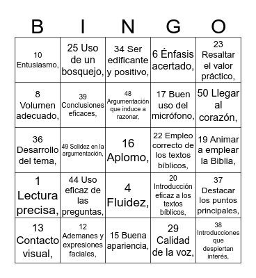 Seamos Mejores Maestros Bingo Card