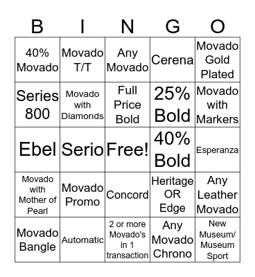 Sept. Week 2 BINGO Card