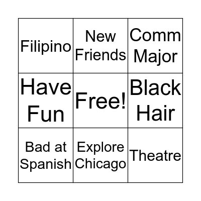 Kevin Mike Bingo Card
