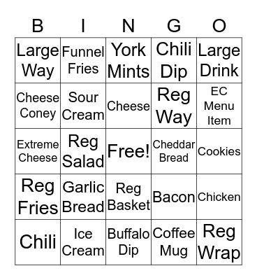 Skyline Time Upsell Bingo Card
