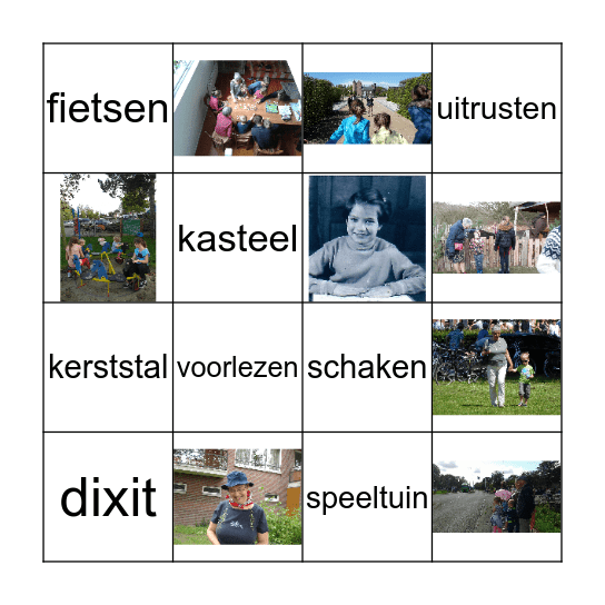 want oma die wordt 70! Bingo Card