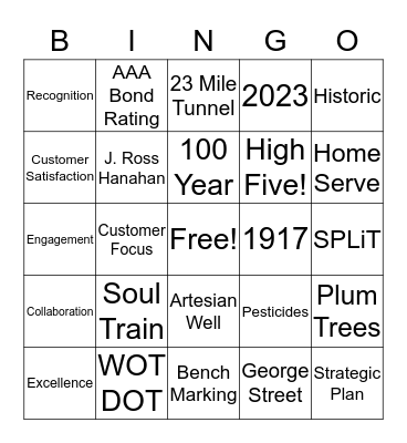 * VAT WORKSHOP 2017 * Bingo Card