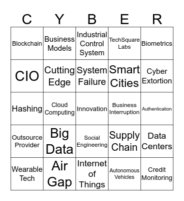 Protect Your Booty Bingo Card