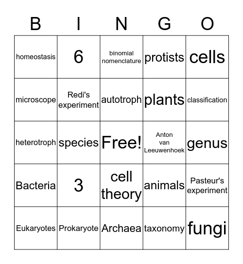 Chapter 2 Henricks Test Bingo Card