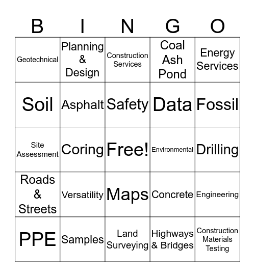 S Me Bingo Card