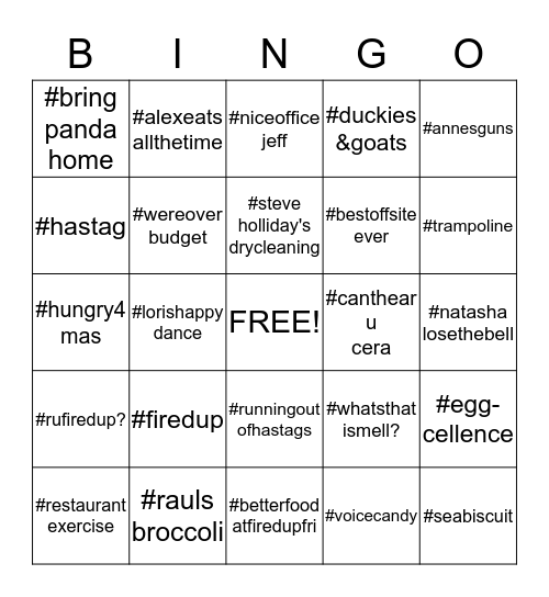 Bell Bingo! Bingo Card