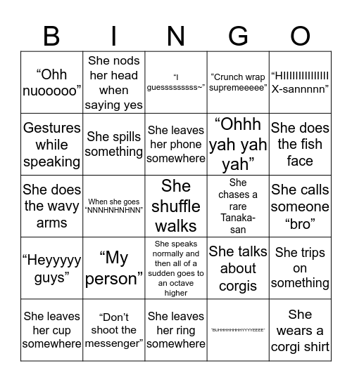 ANNGO Bingo Card