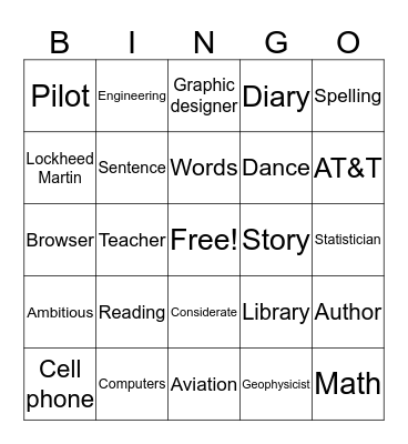 So SMAART BINGO Card