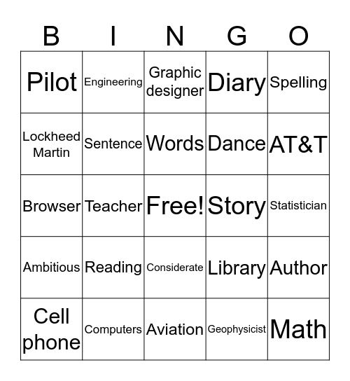 So SMAART BINGO Card