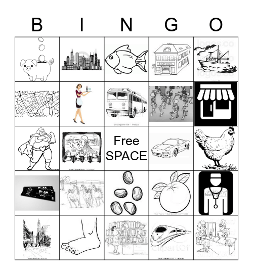 Spanish BINGO Card