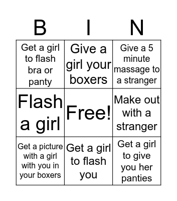 Tyler’s Bachelor Bingo Card