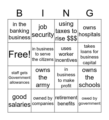 Business Bingo!! Bingo Card