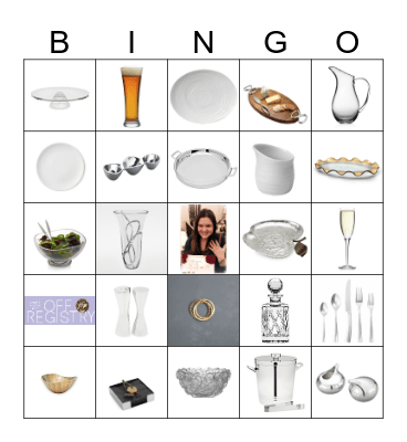 Jillian's Bridal Bingo! Bingo Card