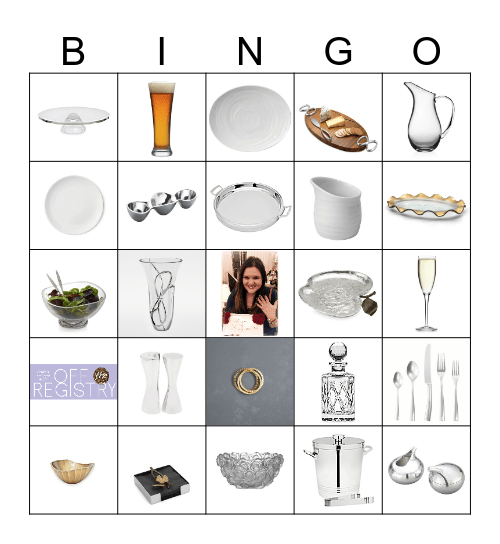 Jillian's Bridal Bingo! Bingo Card