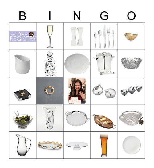 JILLIAN BRIDAL BINGO! Bingo Card