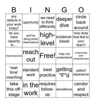 LISTENING SESSION BINGO Card
