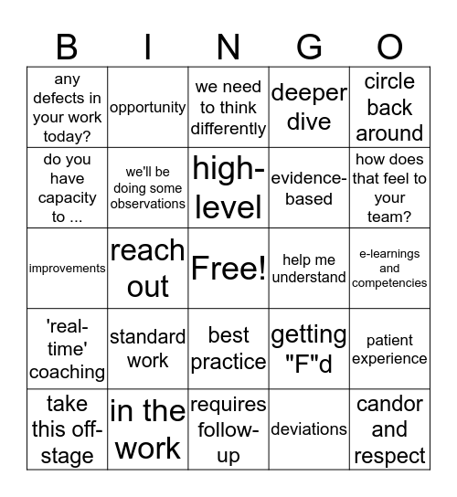 LISTENING SESSION BINGO Card