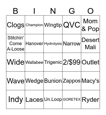 Customer Service Week Bingo Card