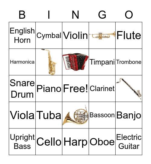 Resphigi, The Pines of Rome, IV. Bingo Card