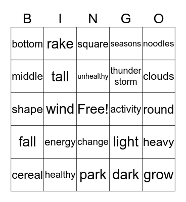 Ocean-Science Bingo Card