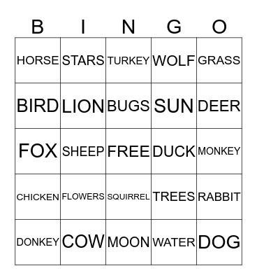 ST. FRANCIS DAY Bingo Card