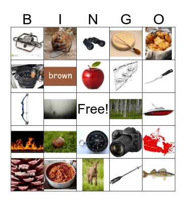 Fall Harvest Bingo Card