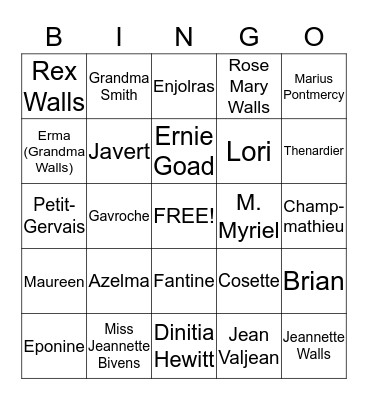 Summer Reading 2013 Bingo Card